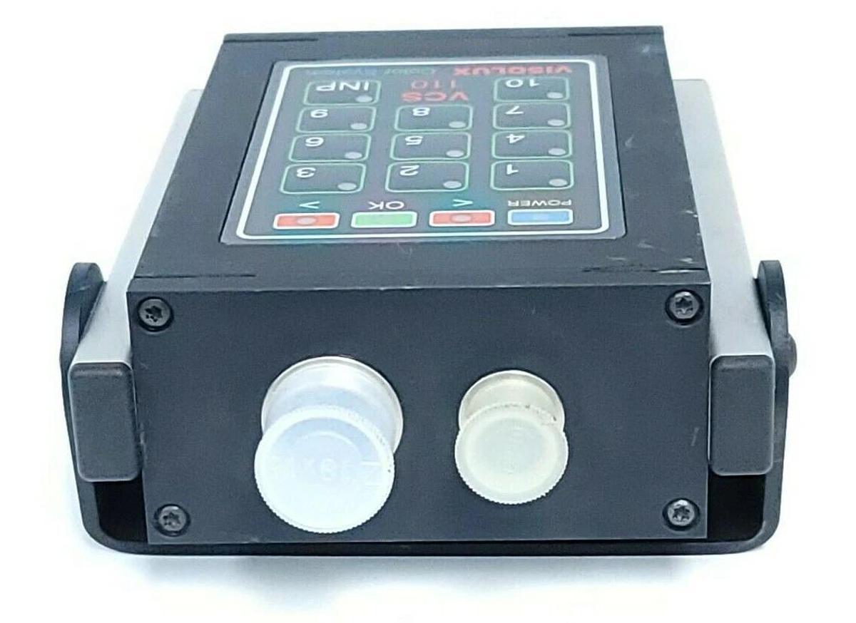Used PEPPERL+FUCHS VISOLUX VCS110-5K P/N 416820 COLOR SYSTEM 18-30VDC VCS1105K