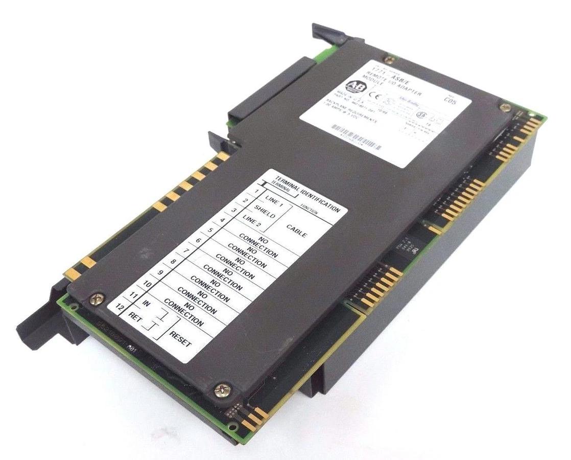 Used ALLEN BRADLEY 1771-ASB/E REMOTE I/O ADAPTER MODULE REV C05 1771ASBE