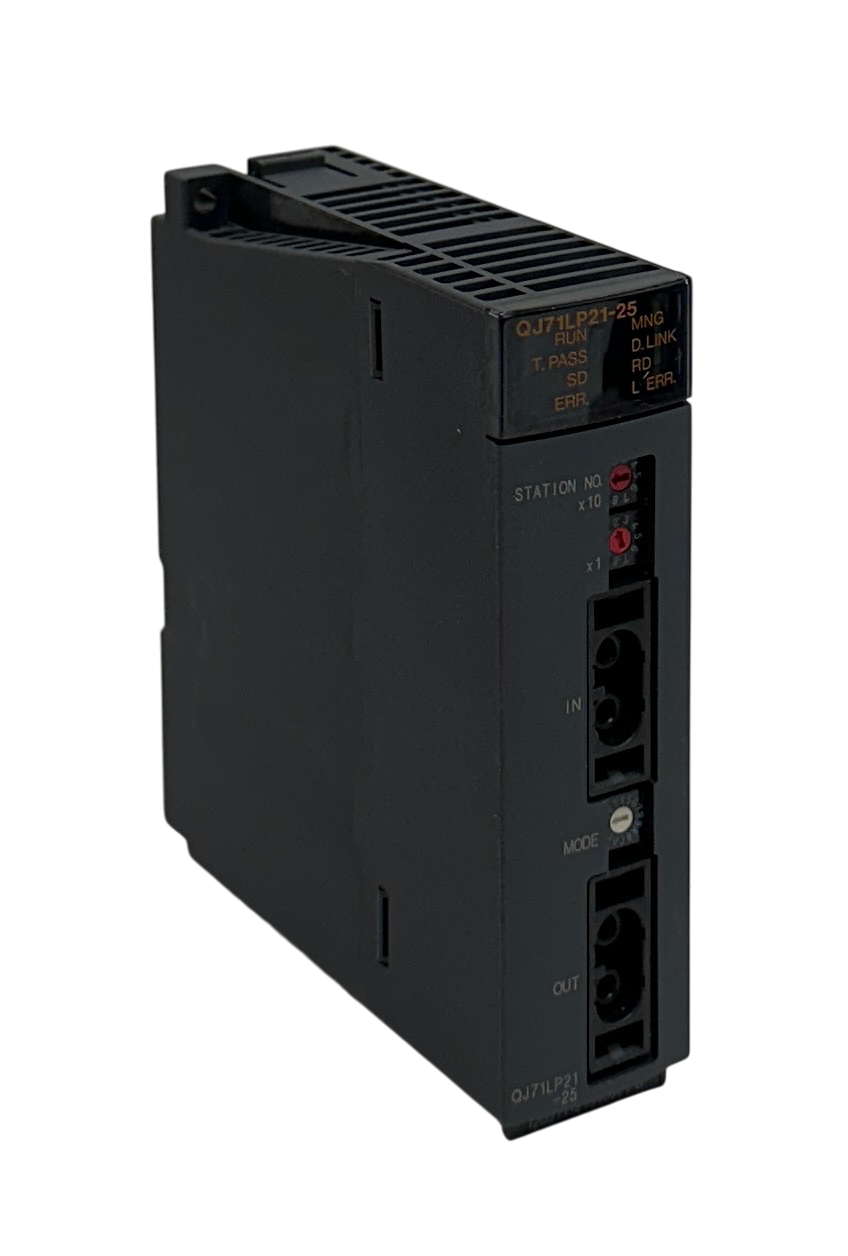 Used MITSUBISHI ELECTRIC QJ71LP21-25 MELSEC-Q DATA LINK MODULE MASTER / LOCAL USNP