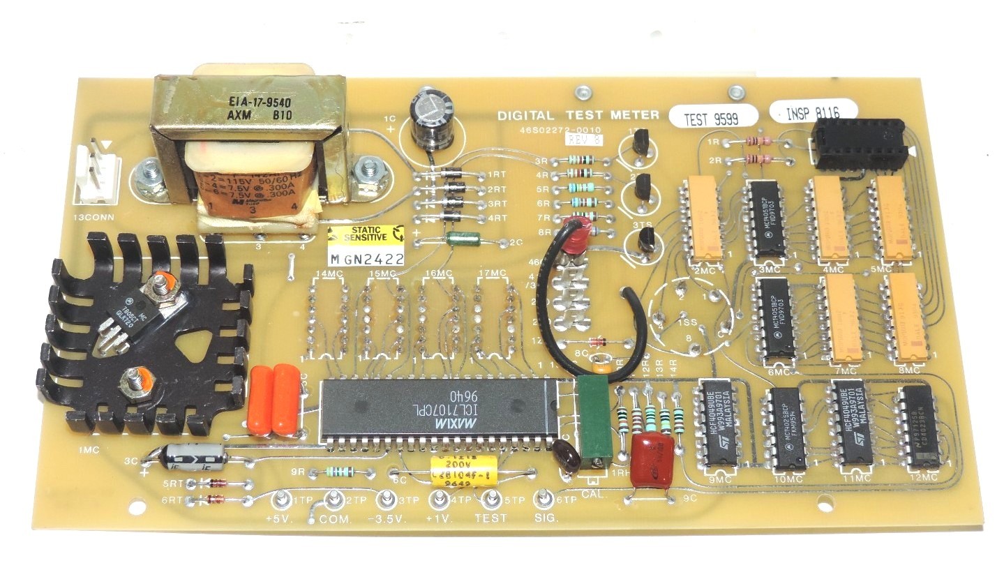 Used NEW LOUIS ALLIS 46S02272-0010 REV 8 DIGITAL TEST METER