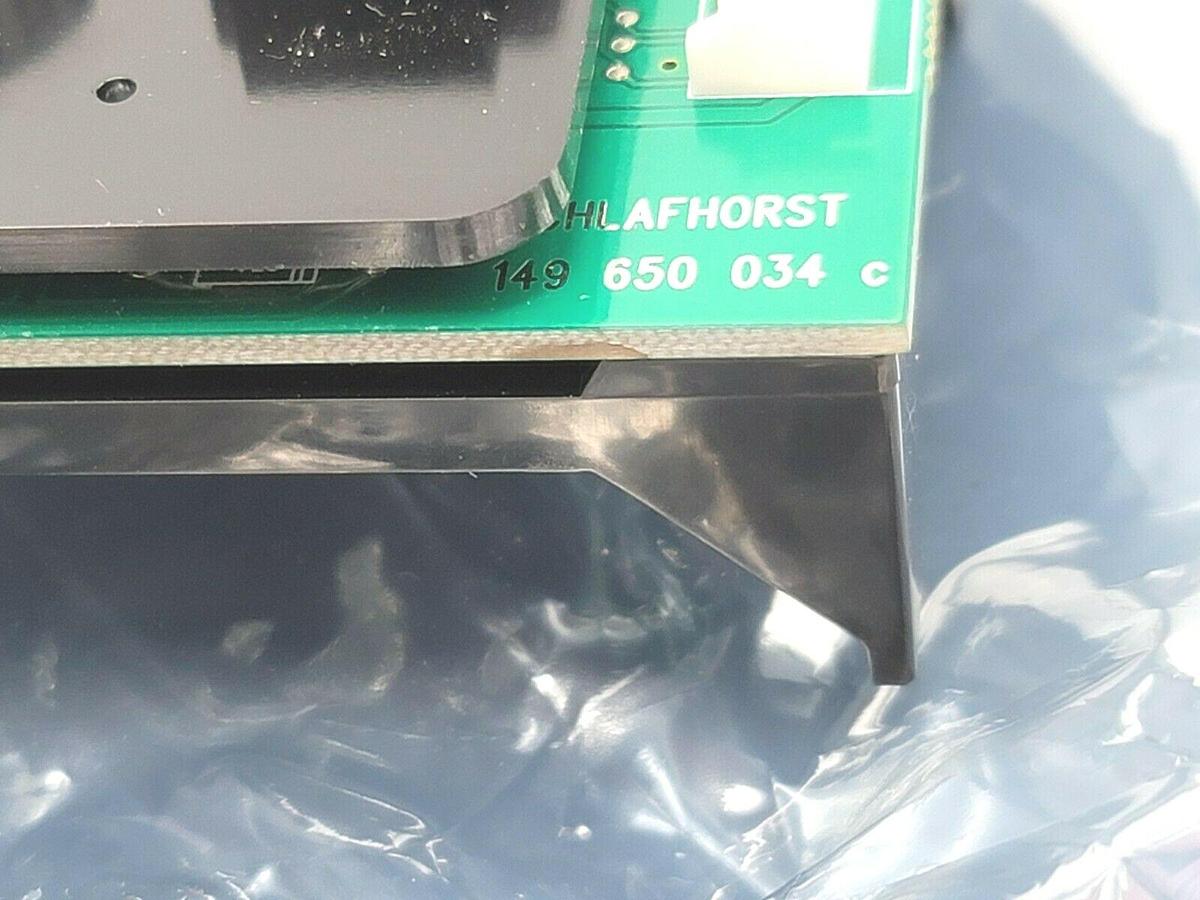 Used NEW SCHLAFHORST 149-650-034 OPERATION UNIT 149650034