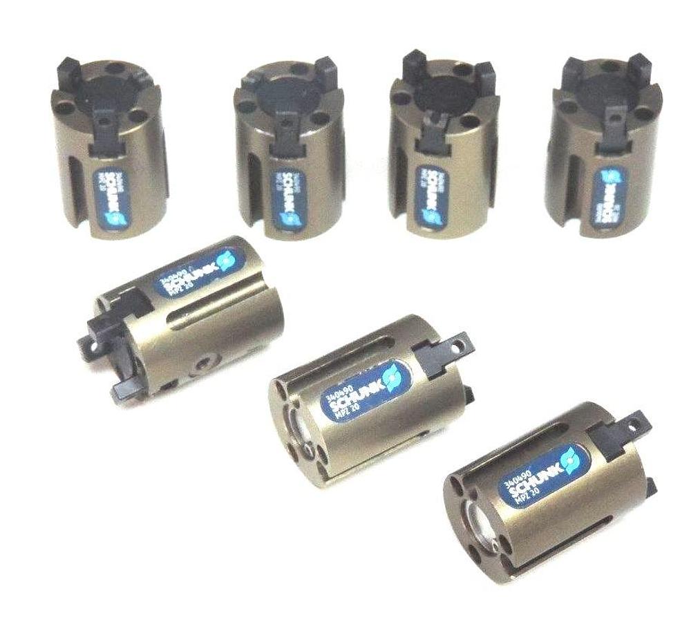 Used LOT OF 7 SCHUNK MPZ 20 GRIPPERS 340490