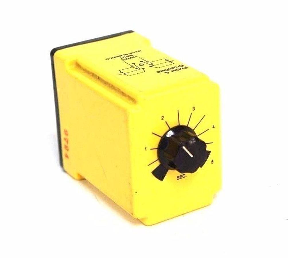 Used POTTER & BRUMFIELD CDB-38-70002 TIME DELAY RELAY 0.1-5.0SEC, 120VAC, CDB3870002