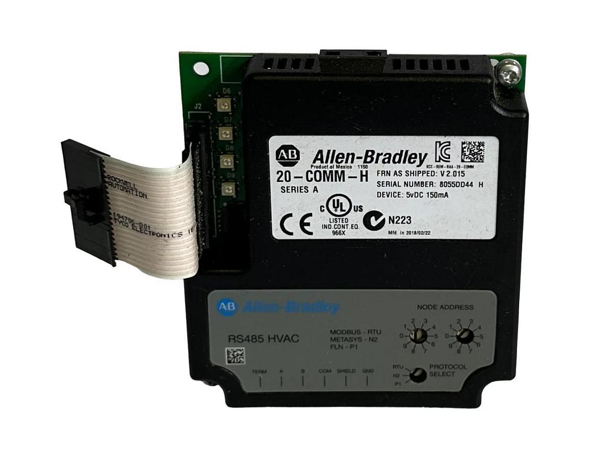 Used ALLEN BRADLEY 20-COMM-H /A PowerFlex RS-485 HVAC TO DPI ADAPTER 20COMMH