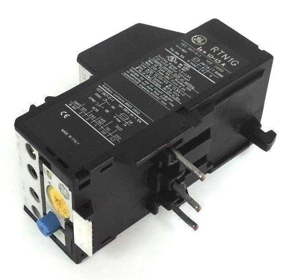 Used GENERAL ELECTRIC RTN1G THERMAL OVERLOAD RELAY 1-1.5AMP