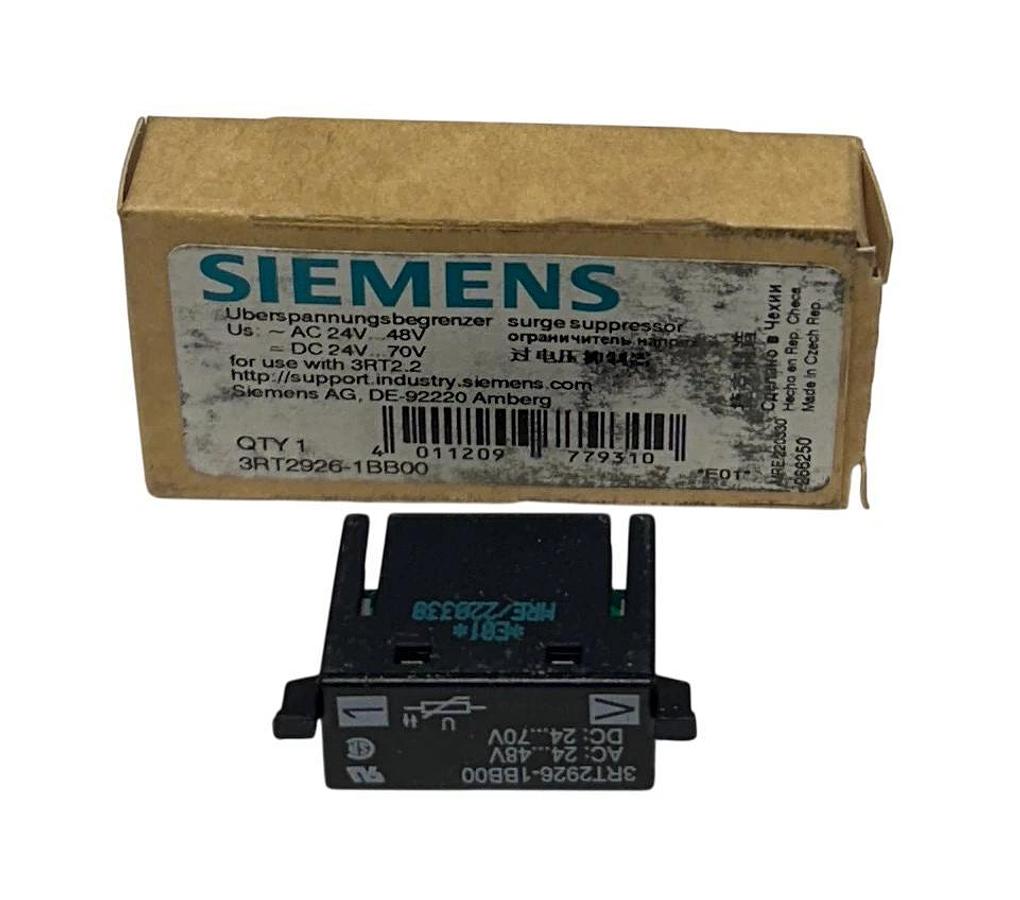 3 SIEMENS 3RT2926-1BB00 / 3RT29261BB00 SURGE SUPPRESSORS AC/DC FOR 3RT2.2 NSMP