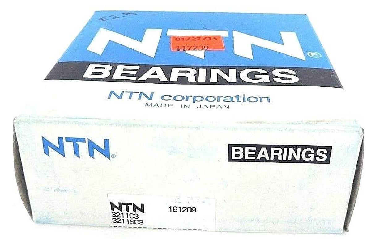 Used F/S NTN 3211C3 DOUBLE ROW ANGULAR CONTACT BB 3211SC3