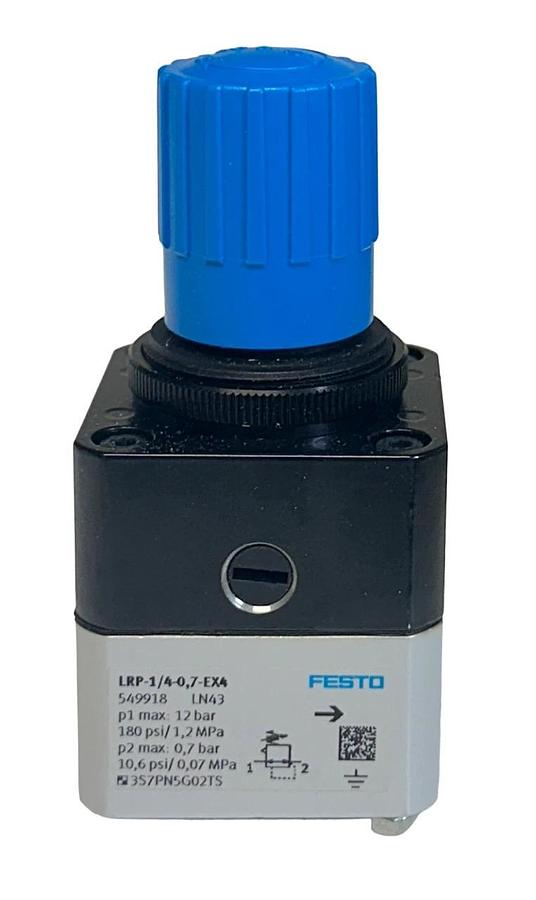 NEW FESTO LRP-1/4-0,7-EX4 / 549918 PRECISION PRESSURE REGULATOR SIZE 50 NSMP