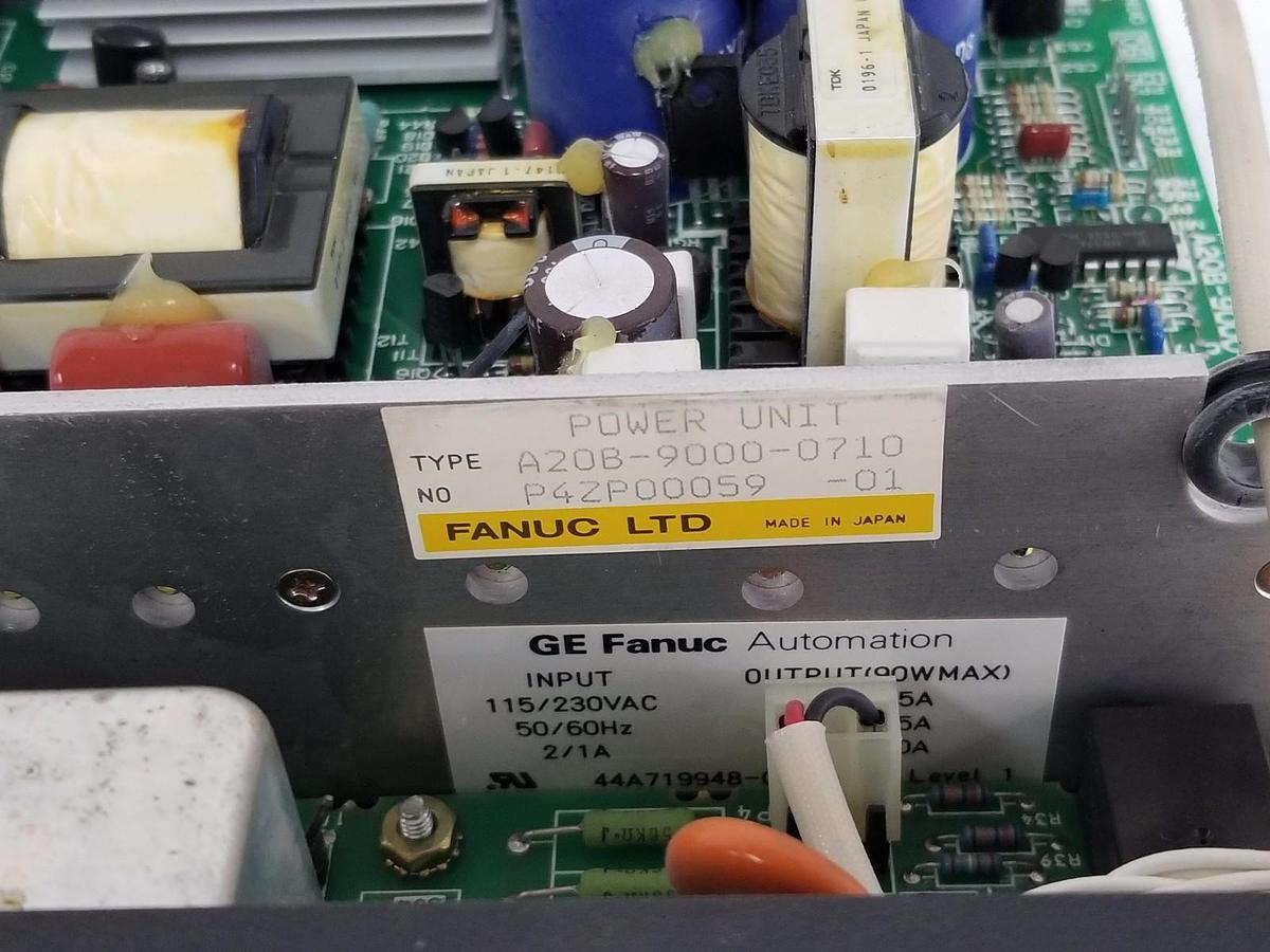 Used GE FANUC A20B-9000-0710/08A SERIES SIX CPU TYPE: A20B-9000-0710, IC600-PM500L