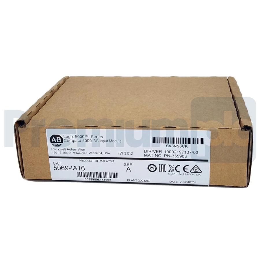 Used Allen Bradley 5069-IA16 /A CompactLogix 5000 I/O AC Input Module 16Pt 120V NSFS 889508141602