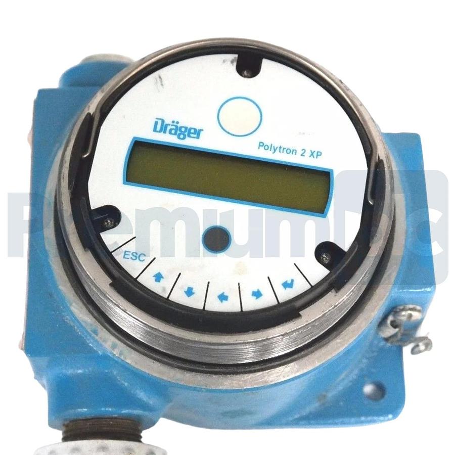 Used Drager 4543070 Polytron 2 XP Tox Toxic Gas Detector w/ 6809630 O2 Sensor USPI