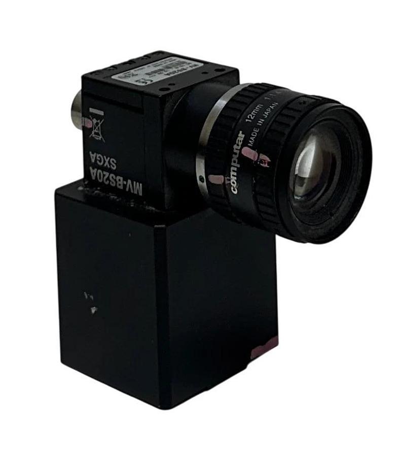 Used CREVIS MV-BS20A / MVBS20A INDUSTRIAL CAM SXGA W/ COMPUTAR LENS 10.8-13.2VDC USNP