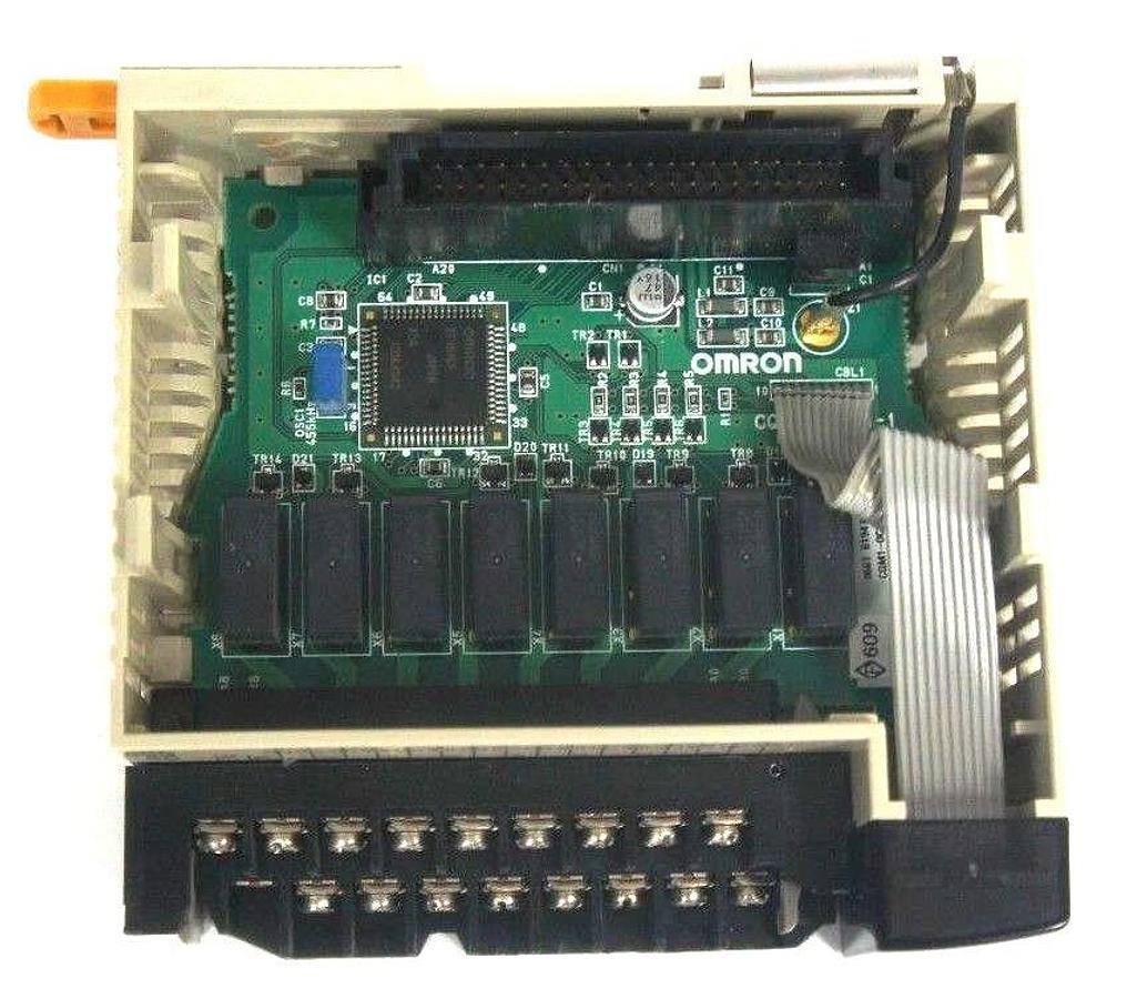 Used OMRON CQM1-0C221 OUTPUT MODULE 250VAC CQM10C221, CQM1-OC221