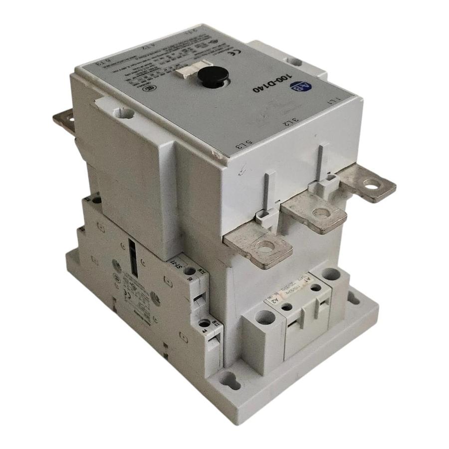Used Allen Bradley 100-D140D11 /B IEC Contactor 3PH 140A 600V 110/120V-Coil 100-D140