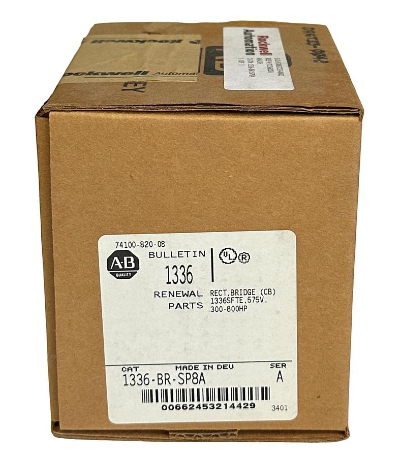 NEW SEALED ALLEN BRADLEY 1336-BR-SP8A /A RECTIFIER BRIDGE CB 1336SFTE 300-800HP