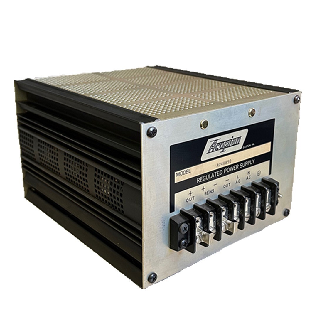 Used NEW ACOPIAN A24H850 REGULATED POWER SUPPLY MODULE AC/DC 24V OUTPUT H8 LINEAR
