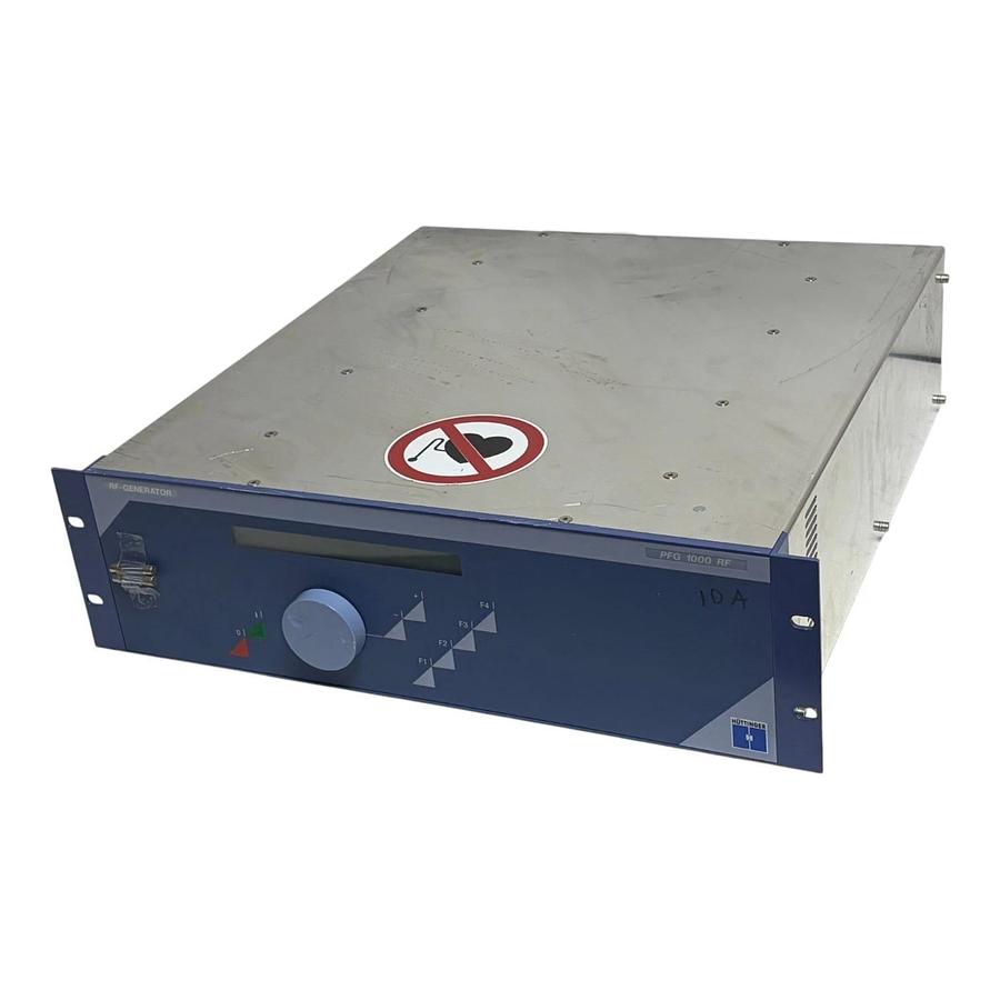 Used Huttinger PFG 1000 RF Power Generator 13.56MHz 1000W Semiconductor Supply