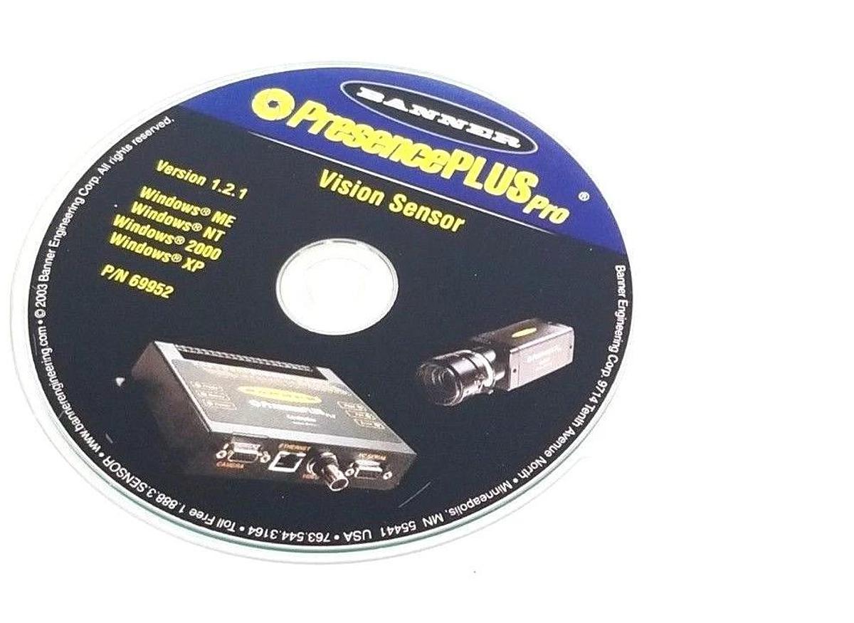 Used NEW BANNER 69952 PRESENCE PLUS VER. 1.2.1 VISION SENSOR