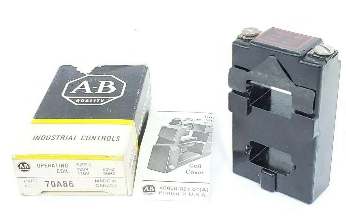 Used ALLEN BRADLEY 70A86 COIL 120V 60CY, 110V 50CY (IN BOX)