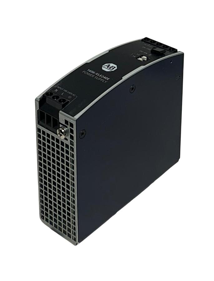 Used ALLEN BRADLEY 1606-XLE240E /B BULLETIN 1606 POWER SUPPLY 24-28VDC OUTPUT NSMP