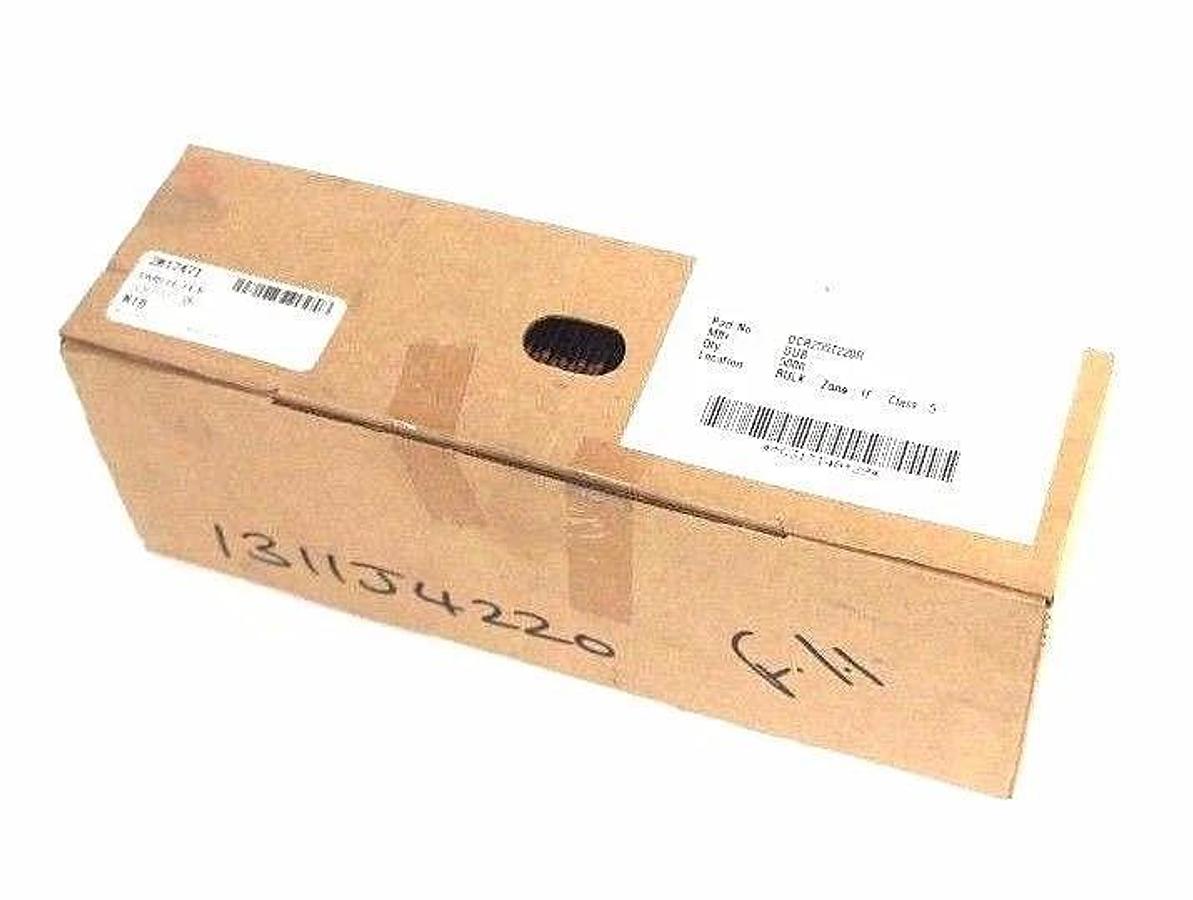 Used BOX OF 5000 NEW DUBILIER DCR255T220R CARBON FILM RESISTORS 220OHM, 0.33W