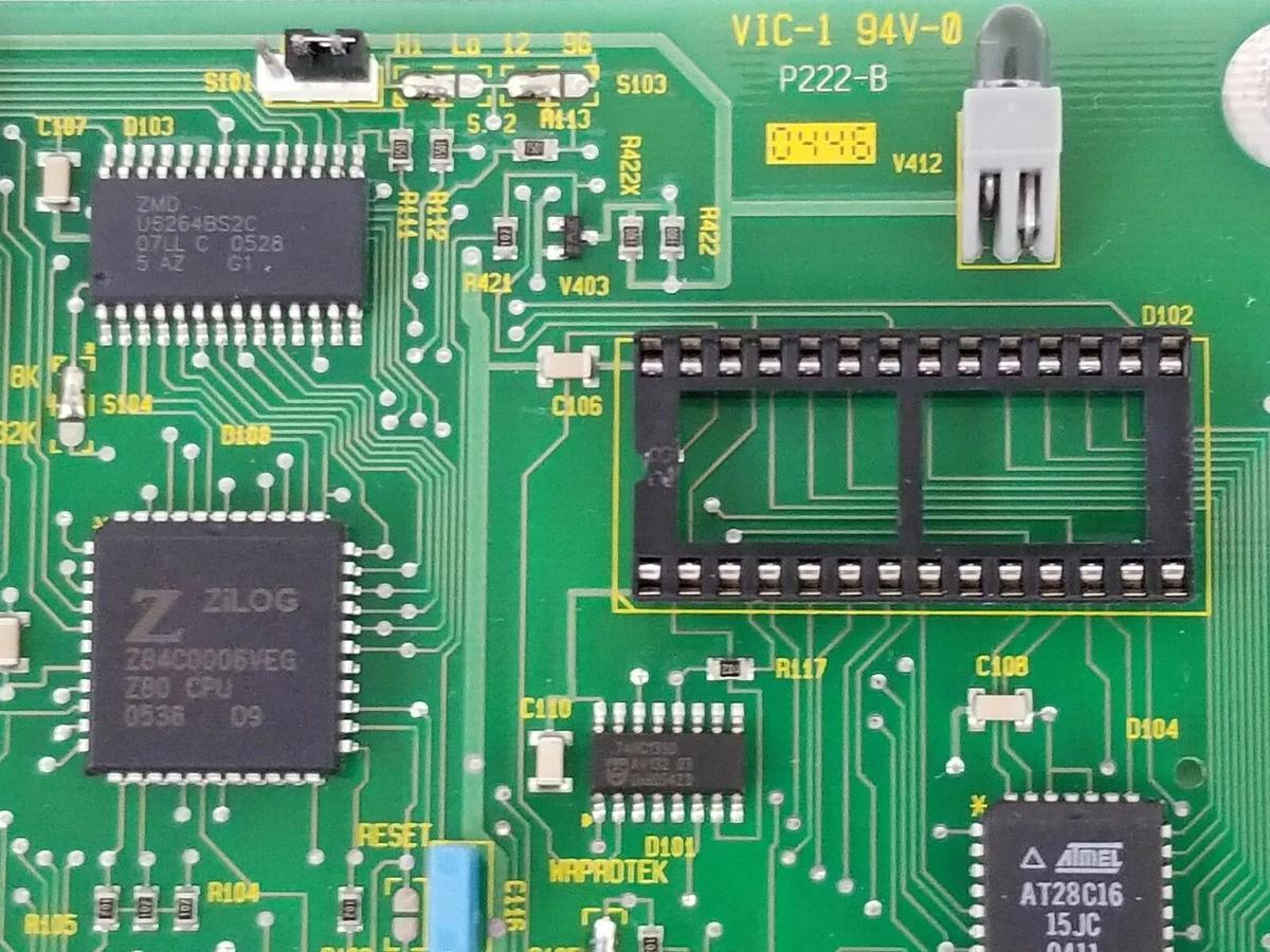 Refurbished GLUNZ & JENSEN 6301Y-000501 CPU-PCB LCB 01 W/O E-prom 083-06052 (REPAIRED)