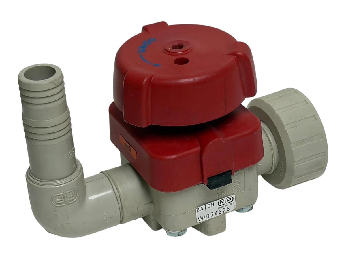 Used FIP VM Series DN20 d25 PN10 Thermoplastic Diaphragm Valve