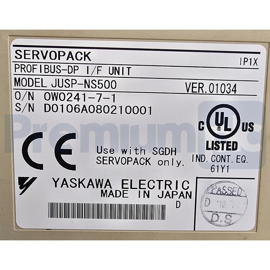 Used YASKAWA SGDH-30DE / SGDH30DE SIGMA II SERVOPACK AMPLIFIER 400V 3kW w/JUSP-NS500
