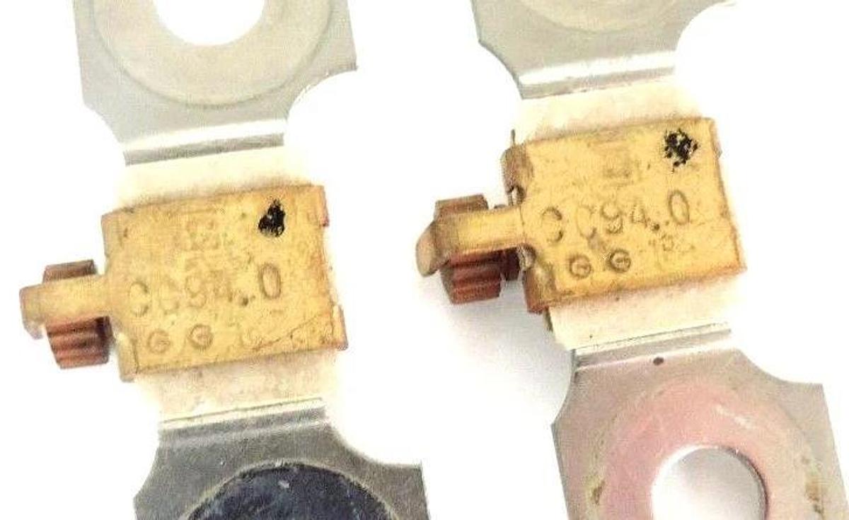 Used LOT OF 2 SQUARE D CC94.0 HEATER ELEMENTS CC940