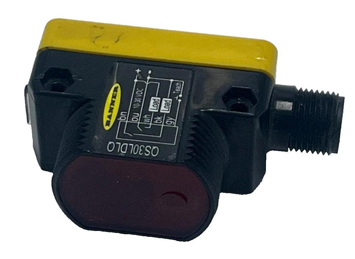 Used Banner QS30LDLQ WORLD-BEAM Q30 Laser Sensor Diffuse NPN 4-Pin M12