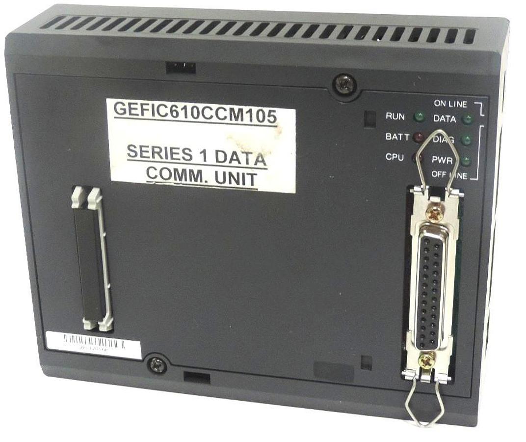 Used GE FANUC IC610CCM105 SERIES 1 DATA COMM. UNIT (IN BOX)