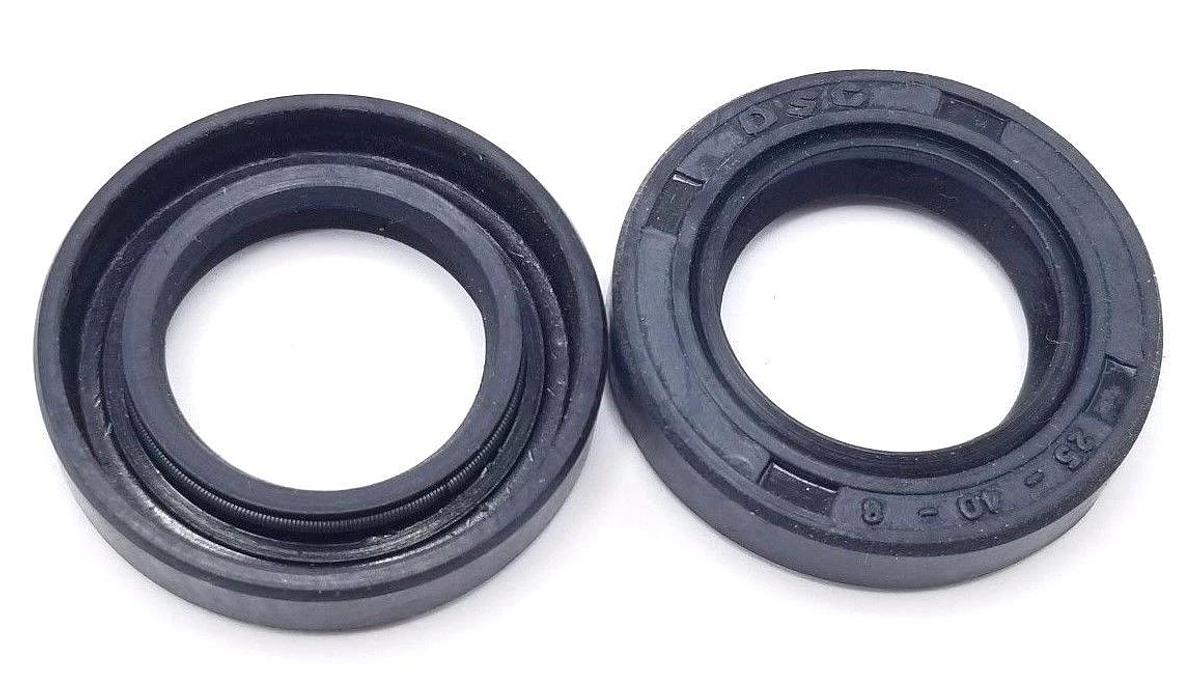 LOT OF 2 NEW GERA 050304160000-49 OIL SEALS 025X40X8