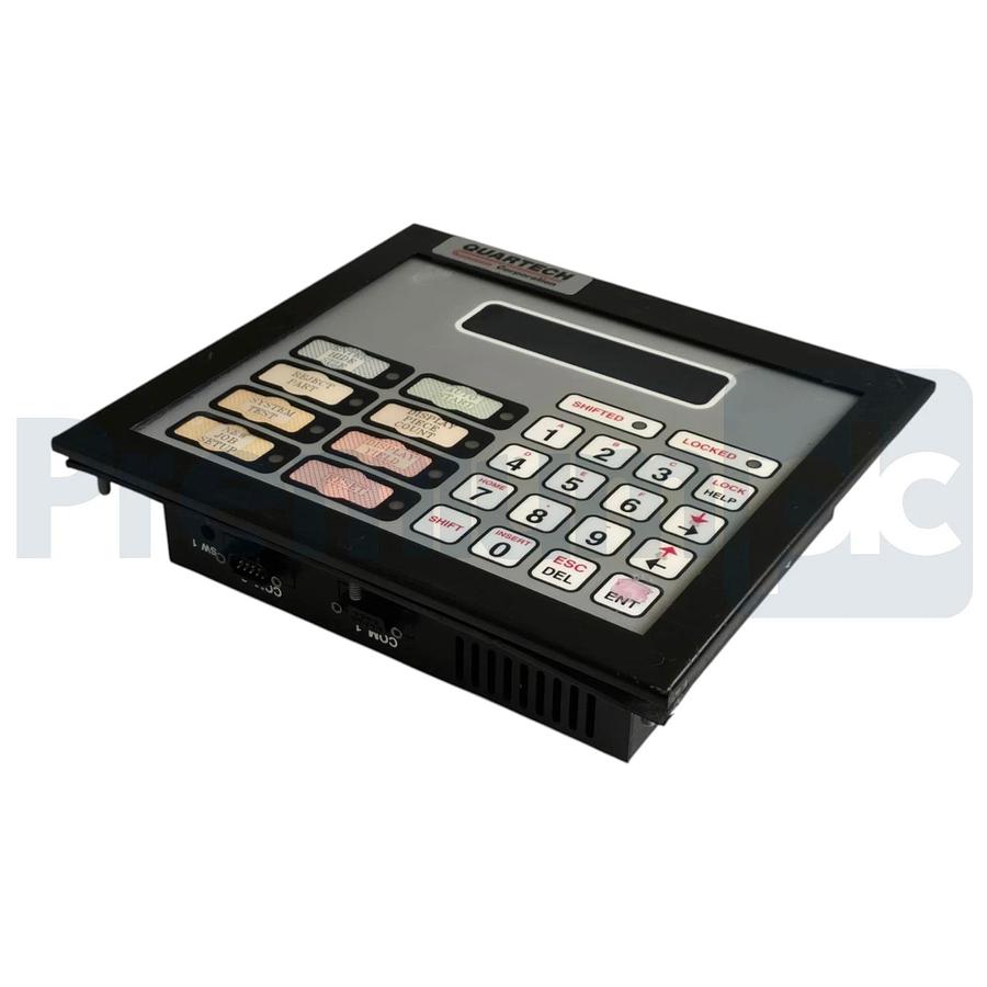 Used Quartech 9900-AC-AB-3 v1.65 HMI Control Panel for SLC 500 DF1 32K RAM 9900ACAB3