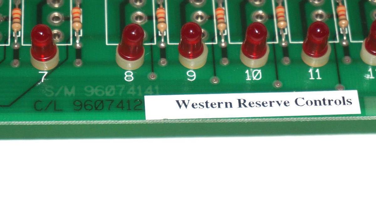 NEW WESTERN RESERVE CONTROLS 1781-A16A BOARD 960740, 1781A16A
