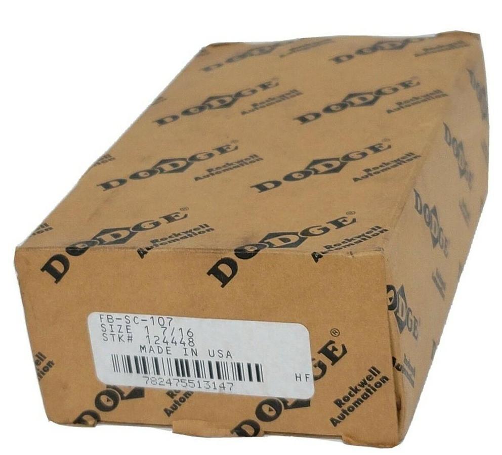 Used NIB DODGE FB-SC-107 FLANGE BEARING FBSC107 SIZE: 1-7/16