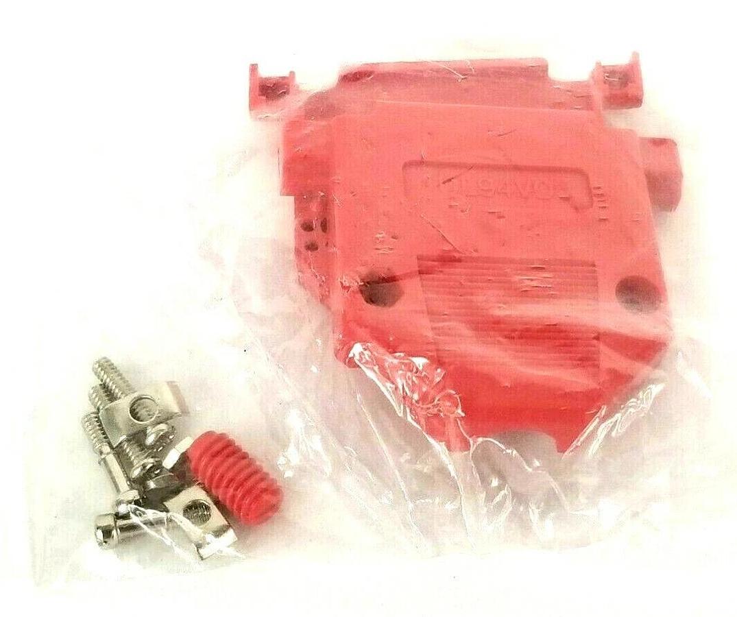 Used LOT OF 16 NEW IN BAG AIM ELECTRONICS 40-9725HXRE SUB CONNECTORS 25-PIN RED
