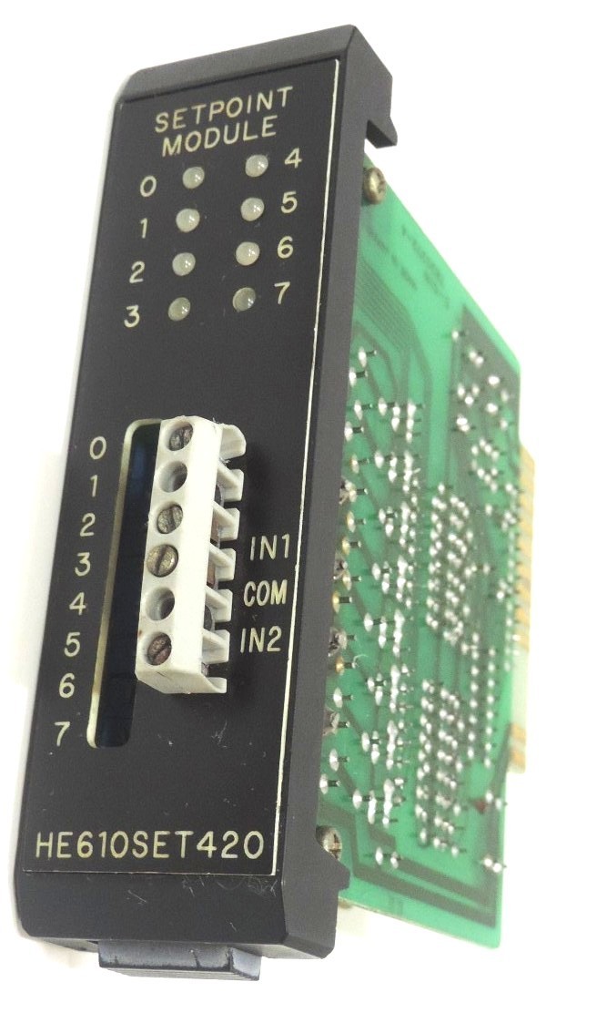 Used GE FANUC HE610SET420 SETPOINT MODULE IC610MDL100A, HE610SET-015, HE610SET015
