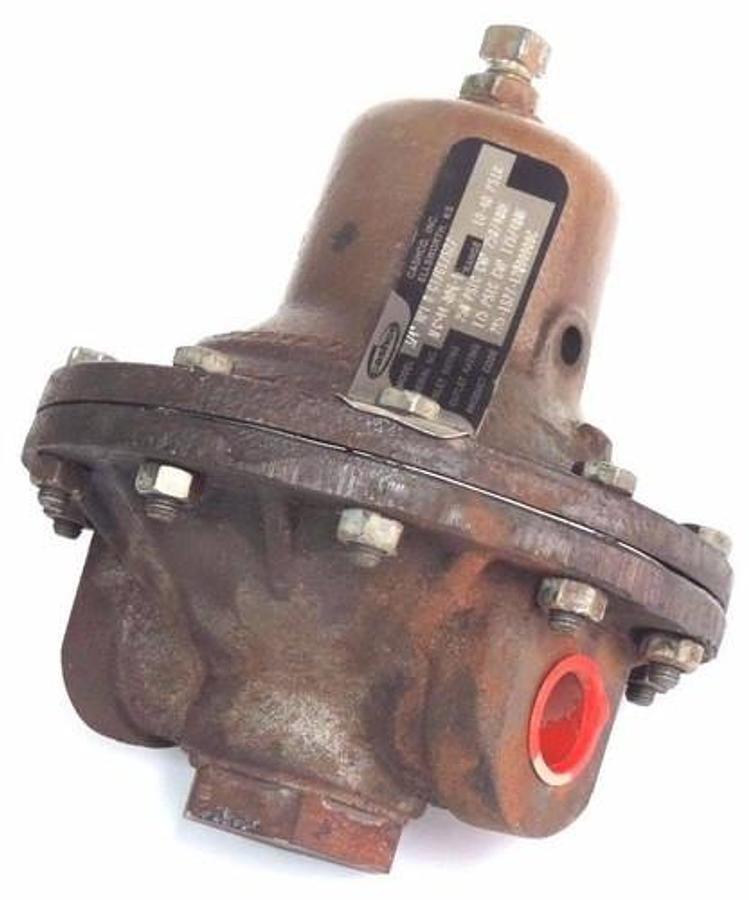 Used REBUILT CASHCO AH1518 PRESSURE REGULATOR 3/4" NPT D CI/CI/S2, 2-15 PSI