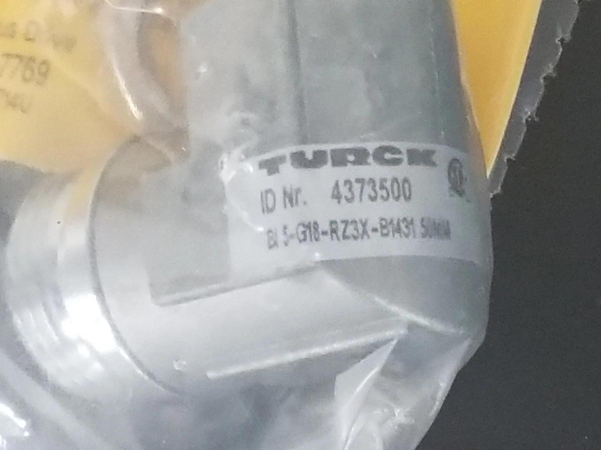 Used NEW TURCK BI 5-G18-RZ3X-B1431 50MM PROXIMITY SWITCH T4373500 BI5G18RZ3XB1431