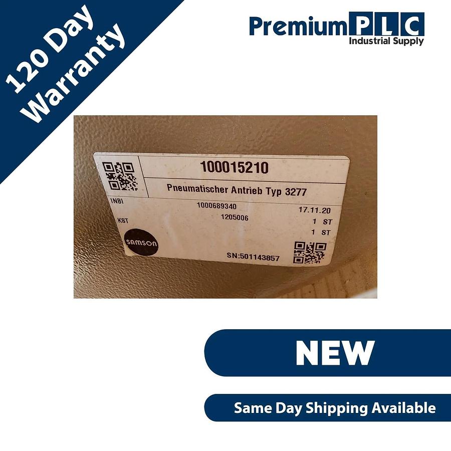 NEW SAMSON 3277 ACTUATOR 100015210 W/ 3730-3 HART POSITIONER & 0791-66410