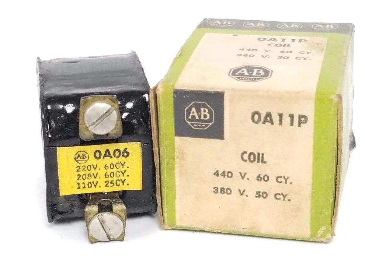 NIB ALLEN BRADLEY 0A11P COIL 440/380/220VAC 60/50/25HZ
