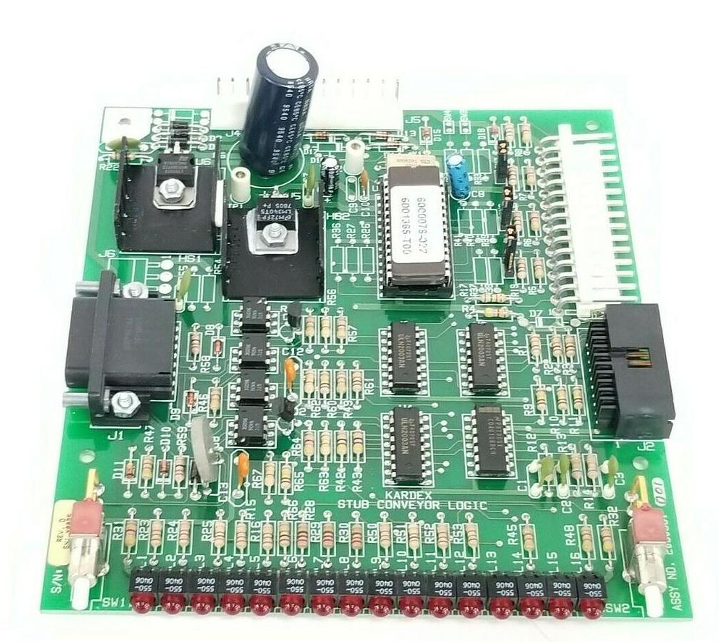 Used NEW KARDEX 2080381-001 STUB CONVERYOR LOGIC BOARD 2080381001 REV. D, 2080380