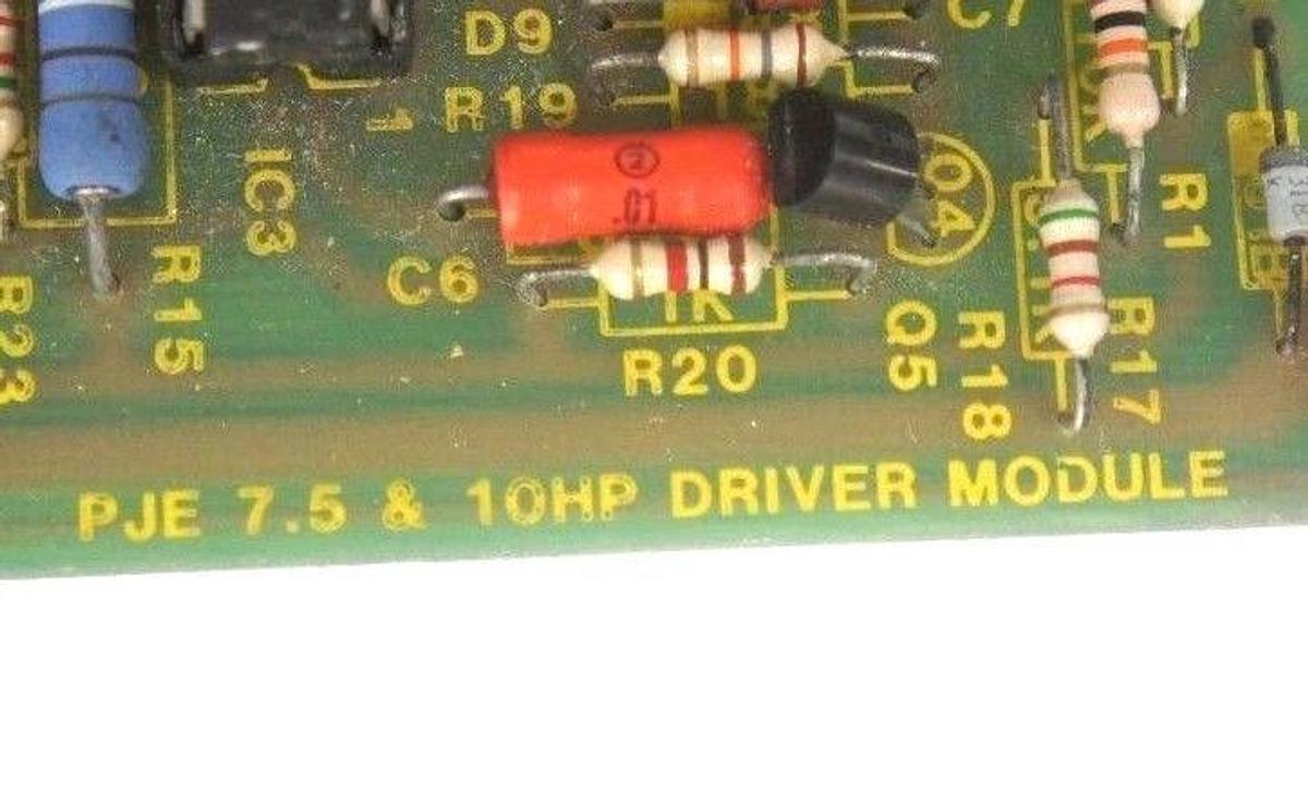 Used PARAMETRICS 100502H PJE 7.5 & 10HP DRIVER MODULE 100502, 100503 D