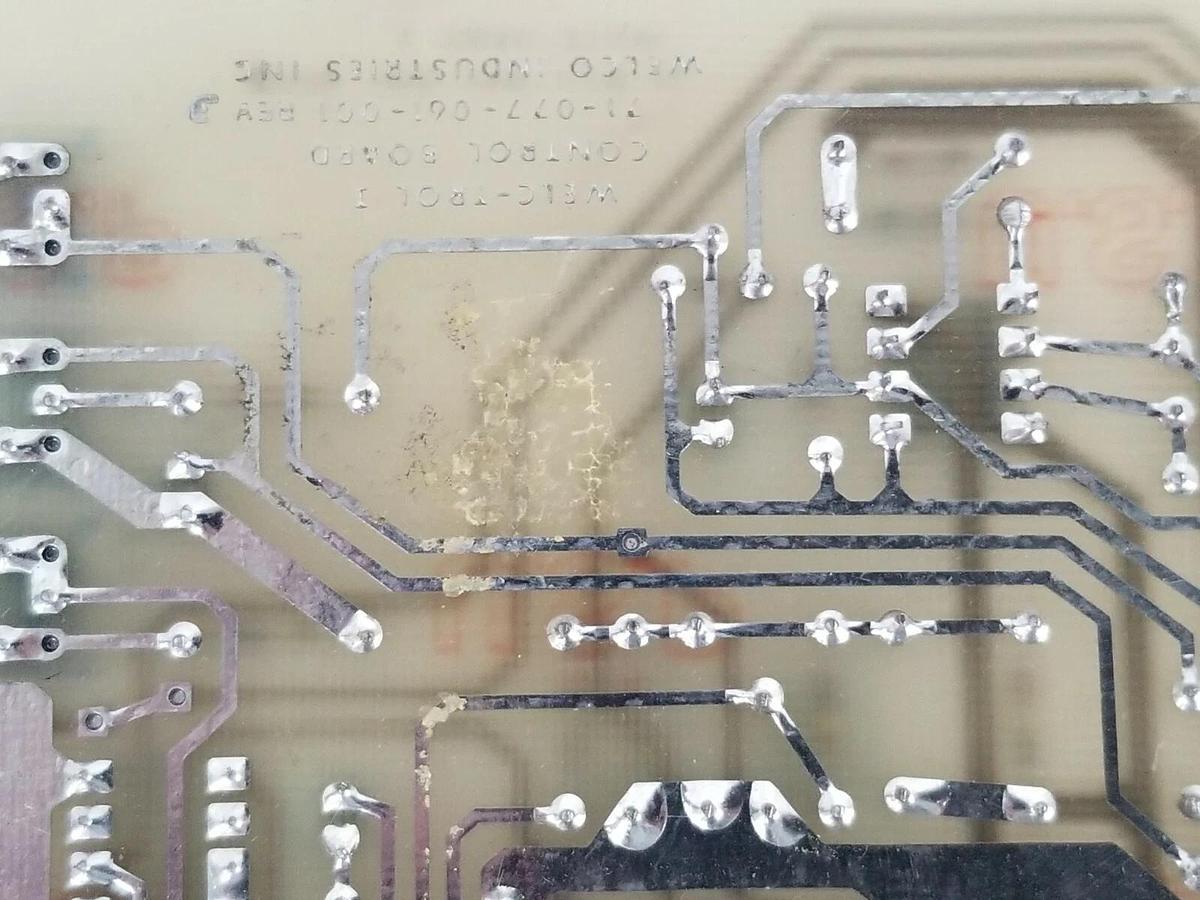 Used WELCO INDUSTRIES INC. 71-077-061-001 WELC-TROL I POWER BOARD REV. 3 71077061001