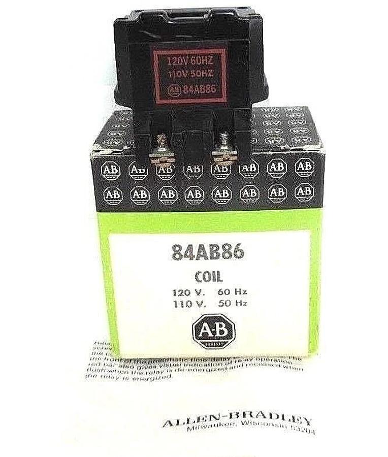 NIB ALLEN BRADLEY 84AB86 COIL 120V/60HZ, 110V/50HA