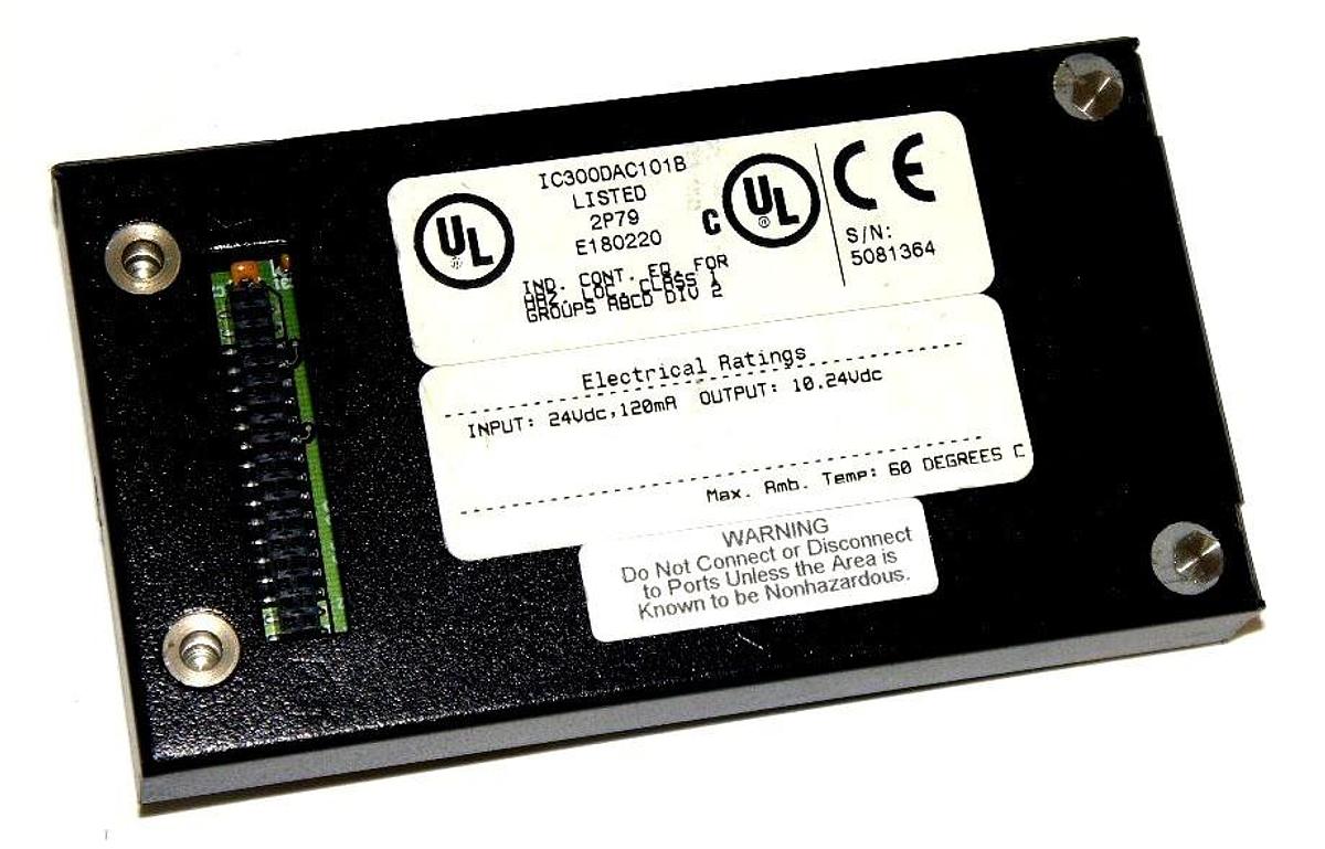 Used GE FANUC IC300DAC101B ANALOG INPUT MODULE IC300DAC101