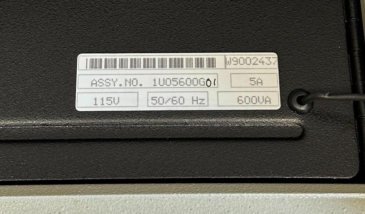 Used ROSEMOUNT 1U05600G01 WORLD CLASS 3000 OXYGEN ANALYZER SYSTEM 115V 5A 600VA NSNP