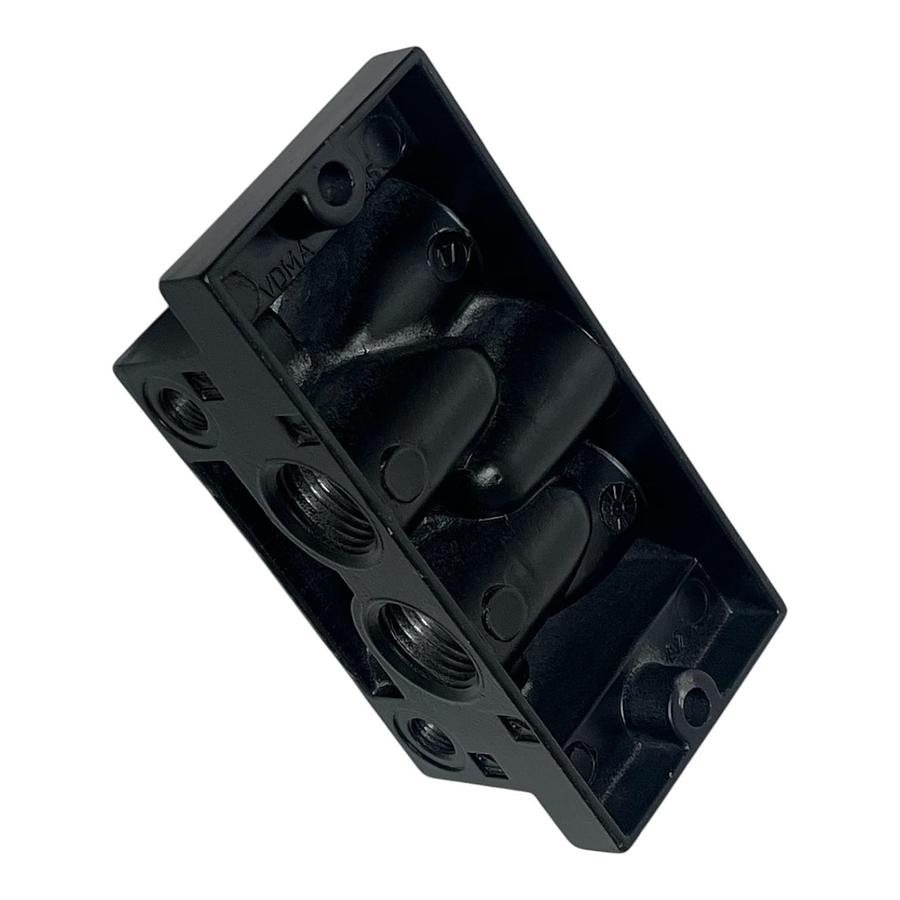Used Aventics 901-N1ATFS02 Manifold Block Accessory Pneumatic Base Component NSMP
