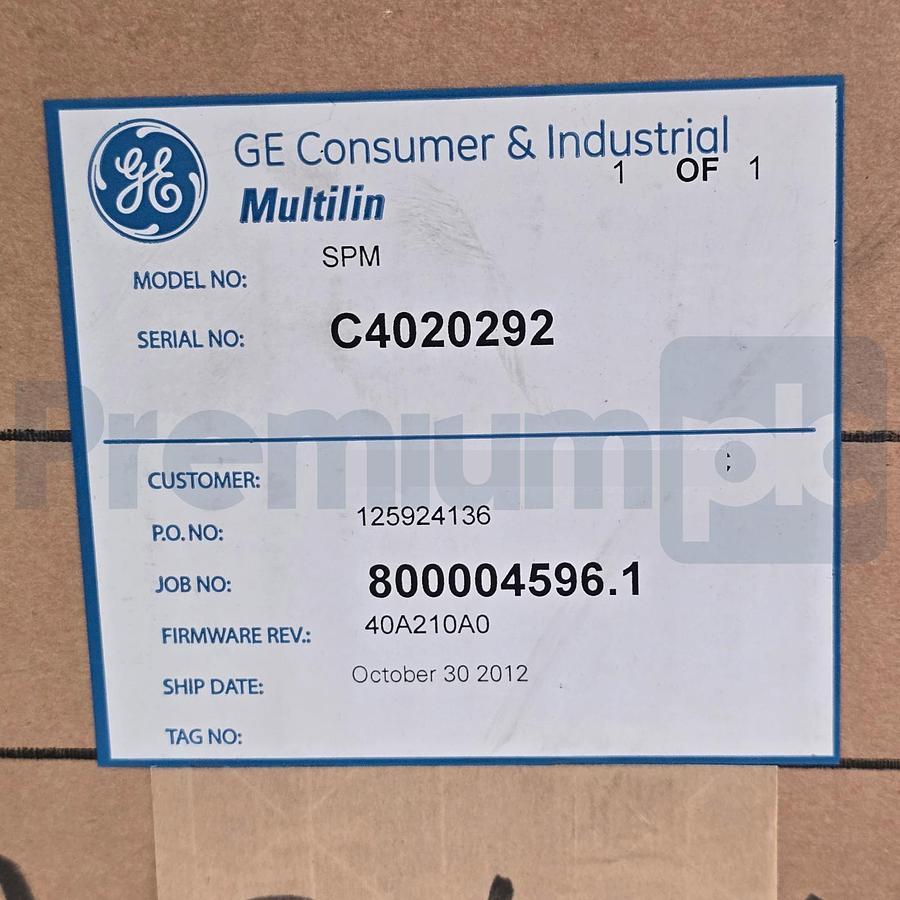 Used GE Multilin SPM - LEGACY Synchronous Motor Protection and Control Relay NSMP