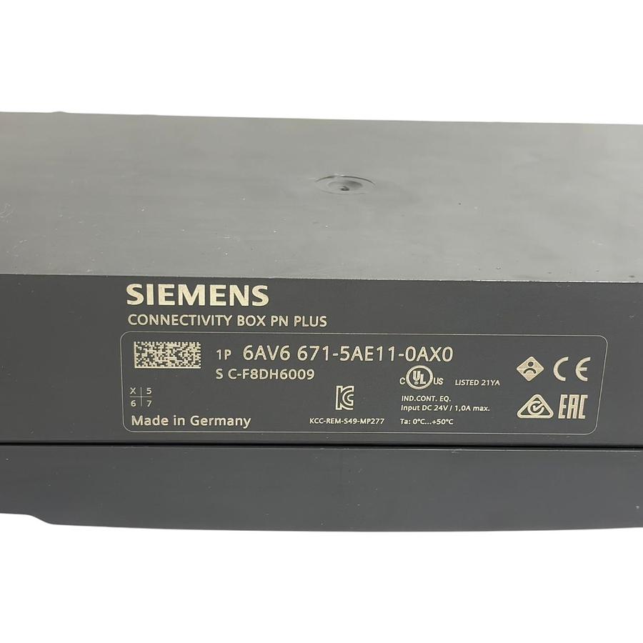 Used Siemens 6AV6671-5AE11-0AX0 Connectivity Box PN Plus Mobile Panel Interface